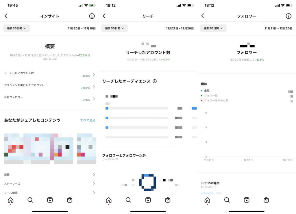 インスタ プロアカウント