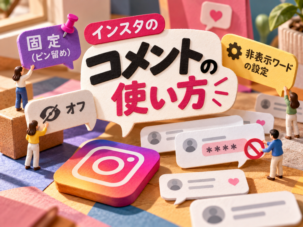 インスタコメント機能の使い方